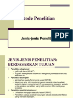 jenis dari penelitian