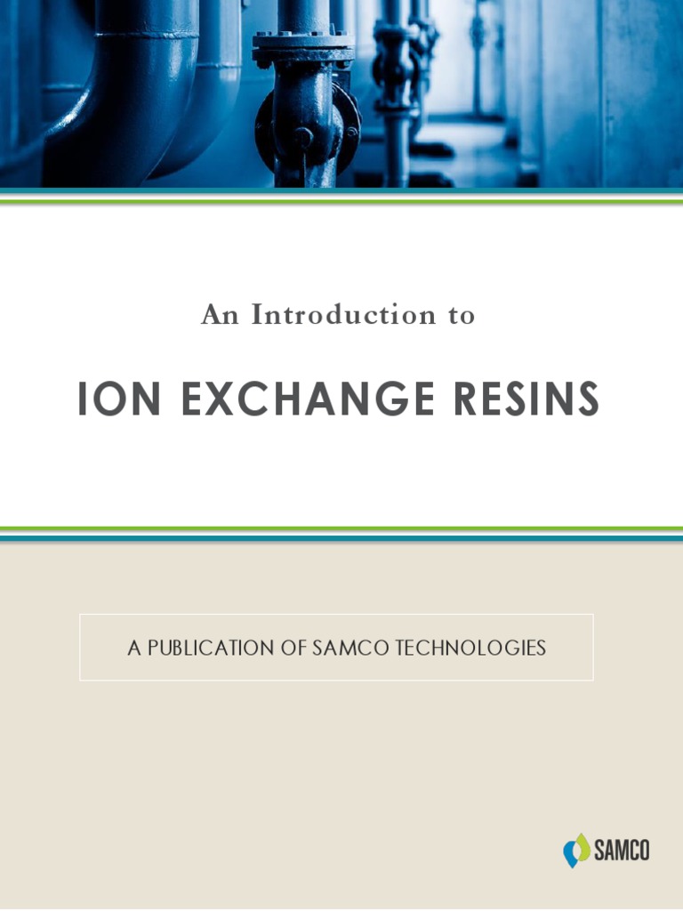 An Introduction To Ion Exchange Resins PDF Ion Exchange Ion