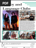 Hobby and Language Clubs Page