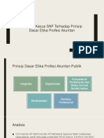 Analisis Kasus SNP Terhadap Prinsip Dasar Etika Profesi