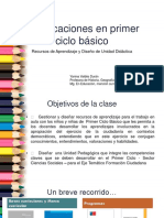 Planificación de recursos para Primer Ciclo