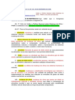 Lei 12.187 Politica Nacional de Mudança de Clima