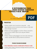 Asuhan Keperawatan Pada Pasiendengandengangangguan Proses Pikir: Waham