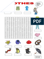 Clothes Crossword PDF