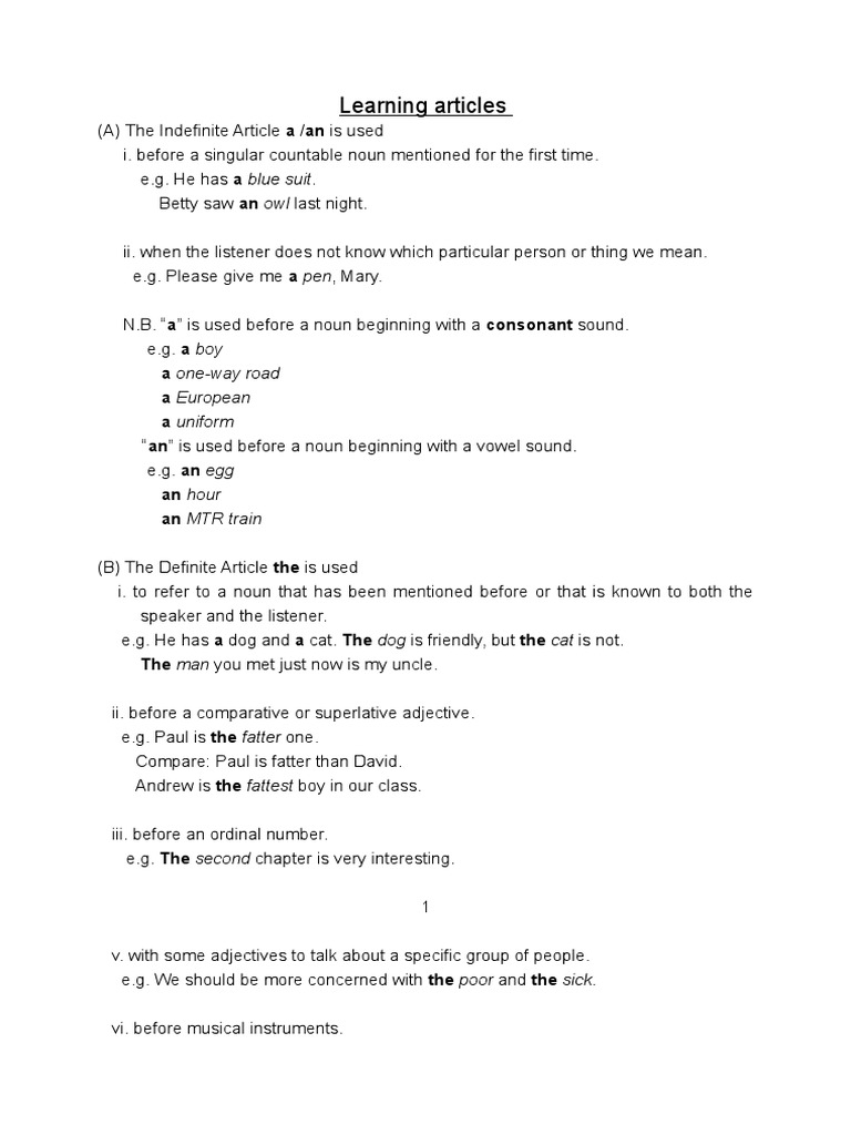 Articles Pdf Noun Grammatical Number