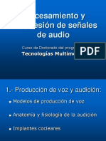 Audiología. Procesamiento y Comprensión de Las Señales de Audio