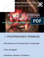 Slide Ceramica Aplicações Termicas - THIAGO FINALIZADO