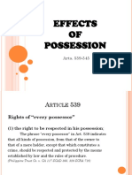 Effects of Possession (Arts. 539-545)