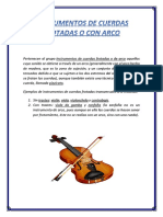 Instrumentos de Cuerdas Frotadas o Con Arco"Violin"