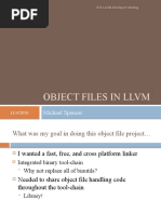 Object Files in LLVM
