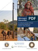 Microgrids for Rural Electrifcation