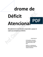 Documento Síndrome de Déficit Atencional Completo PDF