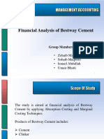 Financial Analysis of Bestway Cement: Management Accounting