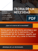 Teoria de La Necesidad