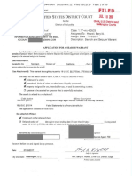 Mueller's Cohen search warrant application, July 2017