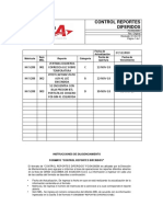 Control reportes diferidos