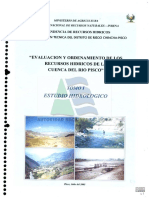 Estudio Hidrologico Rio Pisco
