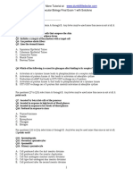 Molecular Biology Final Exam 1 With Solutions: More Tutorial at