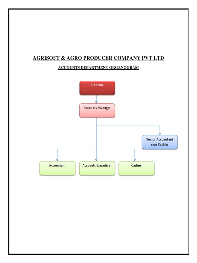Agrisoft & Agro Producer Company PVT LTD: Accounts Department ...