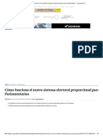 Cómo Funciona El Nuevo Sistema Electoral Proporcional Para Las Parlamentarias - Cooperativa.cl