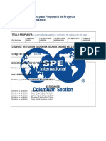 Formato para Propuesta de Proyecto ACUAPONÍA