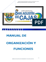 Manual de Organización Y Funciones - Mof