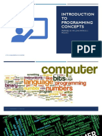 ICT S112 Introduction To Programming Concepts