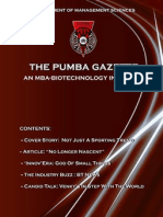 The PUMBA Gazette October 2010 Edition