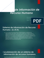 Sistemas de Informacion de Recursos Humanos