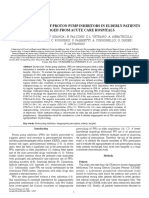 Inappropriate Use of Proton Pump Inhibitors in Elderly Patients Discharged From Acute Care Hospitals