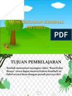 MENCERITAKAN KEMBALI