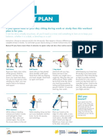 3 Minute Work Out Plan: If You Spend Most of Your Day Sitting During Work or Study Then This Workout Plan Is For You