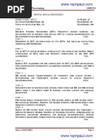 Ece-V-Digital Signal Processing (10ec52) - Notes PDF