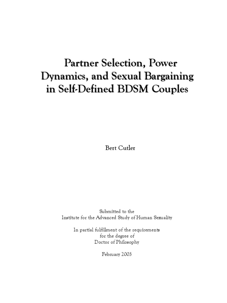 When Asked For A Spanking, Couples must navigate complex power dynamics
