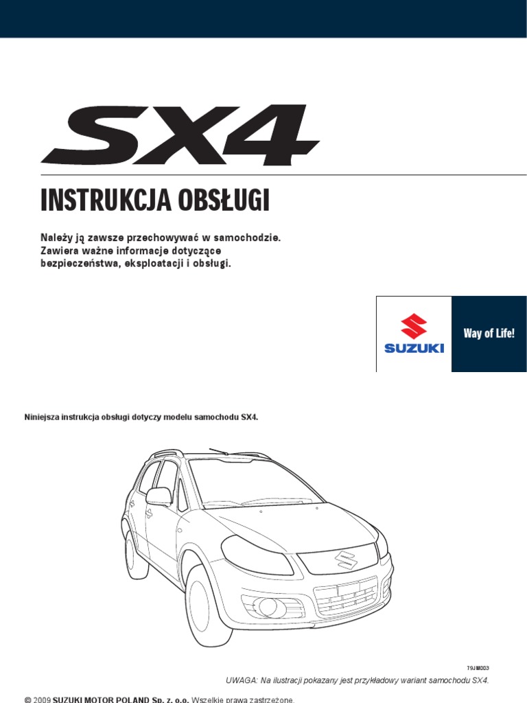 SX4_instrukcja Obsługi PL