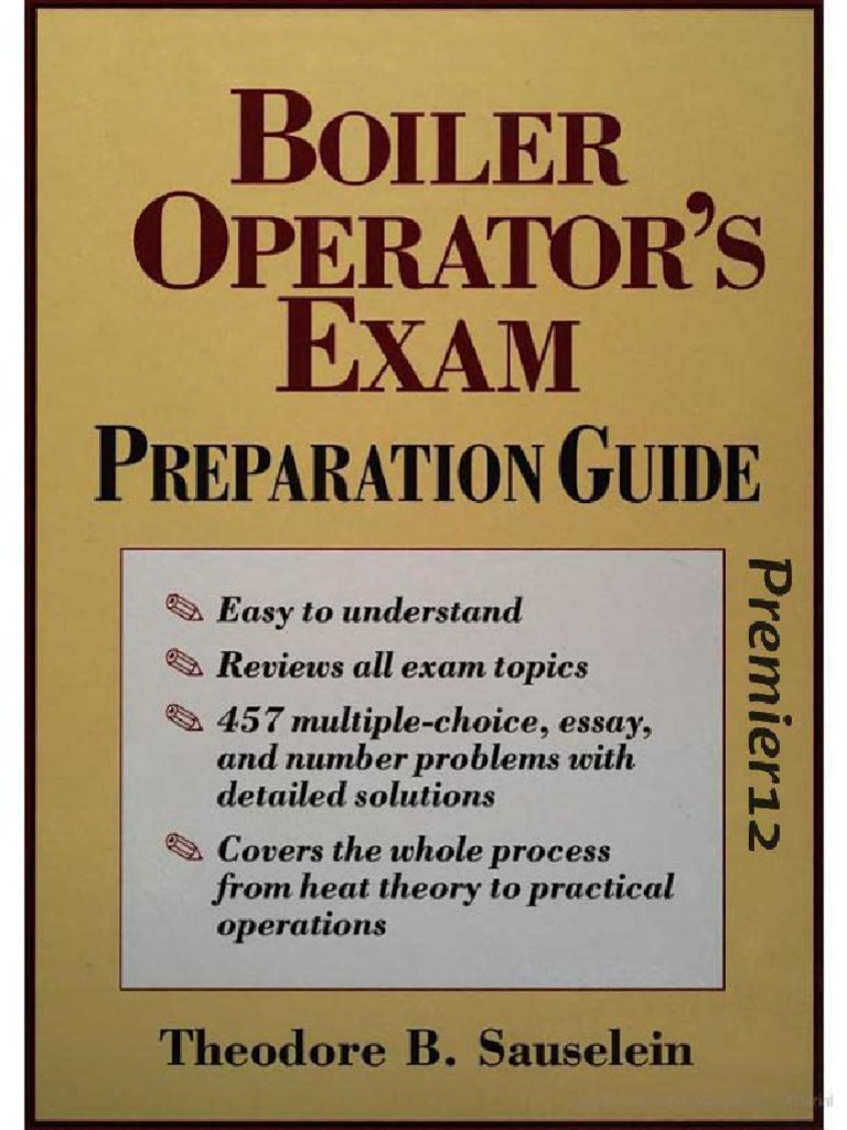 Boiler Operator Exam Prep Guide | PDF | Heat Transfer | Boiler