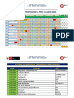 Calendarizacion Horario Actividades 2018