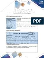 Guía de actividades y rúbrica de evaluación  – Tarea 3 - Fundamentos de Electrónica Digital.docx