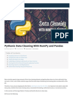 Data Cleaning With Python