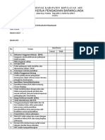 Daftar Simak Revui Dokumen Persiapan Pemilihan