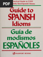 Guide To Spanish Idioms A Practical Guide To 2500 Spanish Idiom Nodrm Pdf Grammatical Gender Idiom