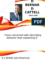CATTELL's Theory of Personality