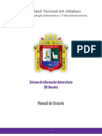 SIU-Docente, Manual de Usuario.pdf