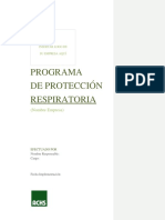 Manual Programa de Proteccion Respiratoria v1