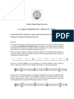 Cadencia Subdominante Dominante Tónica