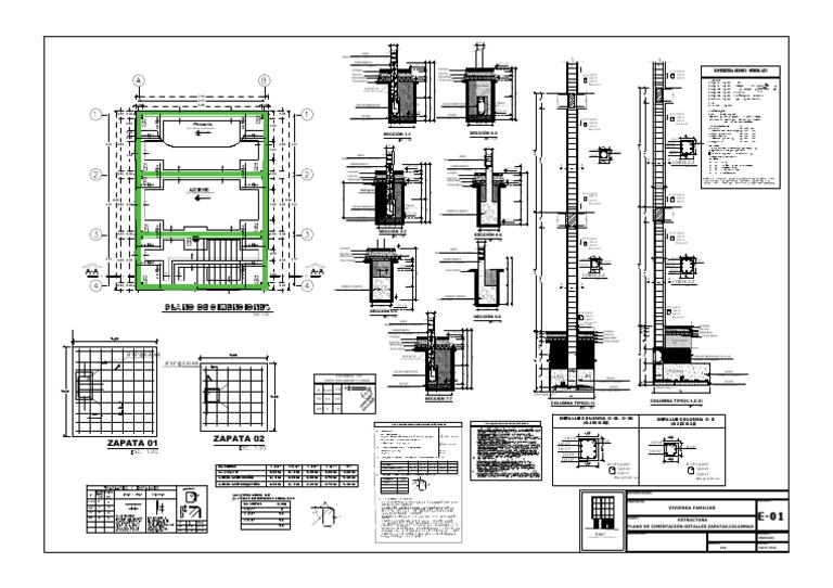Planos de Estructuras | PDF | Diseño arquitectonico | Arquitectura