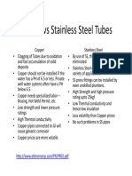Copper Vs Stainless Steel Tubes Copper Vs Stainless Steel Tubes