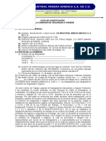 Acta de Integración de La Comisión Mixta