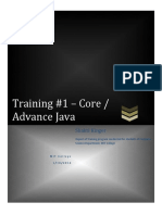 Training #1 - Core / Advance Java: Shakti Kinger