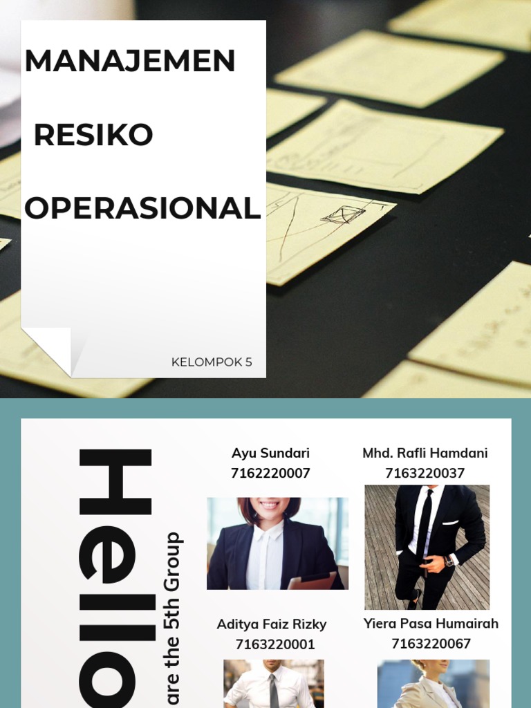 Manajemen Risiko Operasional Perusahaan | PDF